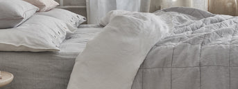 Leinen-Tagesdecken