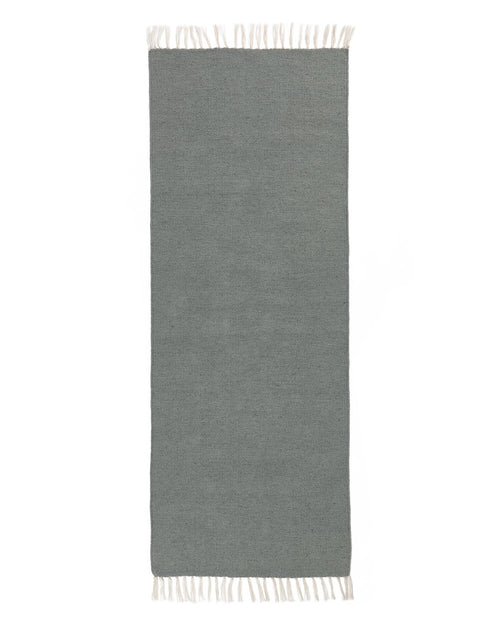 Udaka Outdoor Runner green grey, 100% pet | URBANARA outdoor accessories