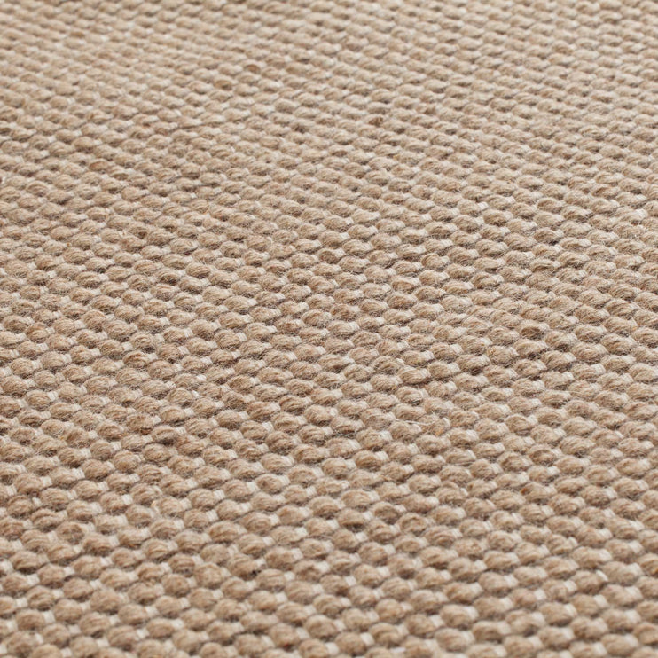 Teppich Kolong, Sand & Eierschale, 100% Schurwolle | Hochwertige Wohnaccessoires