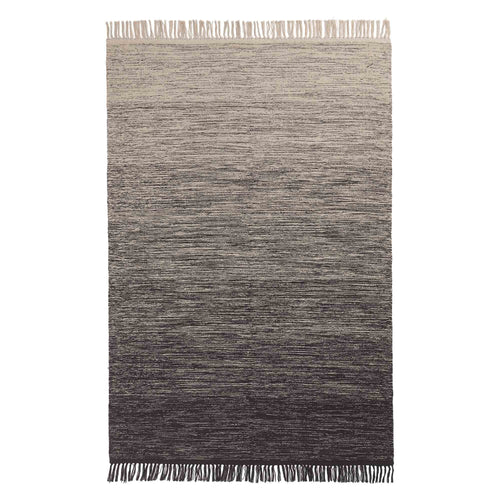 Teppich Ziller, Grau & Naturweiß, 100% Baumwolle | URBANARA Baumwollteppiche