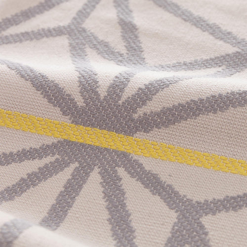 Arade beach towel, powder pink & grey & yellow, 100% cotton |High quality homewares