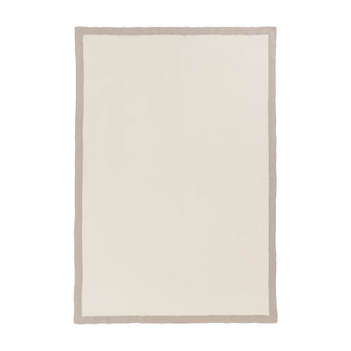 Naggu Blanket off-white & natural, 100% cashmere wool | URBANARA cashmere blankets