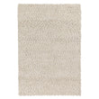 Teppich Panchu Elfenbein, 45% Wolle & 45% Viskose & 10% Baumwolle | URBANARA Wollteppiche