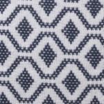 Tagesdecke Viana, Blaugrau & Weiß, 100% Baumwolle | Hochwertige Wohnaccessoires