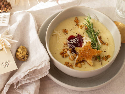 Cremige Pastinaken-Apfel-Suppe