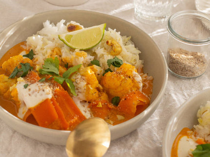 Veganes Blumenkohl-Curry mit Kokosmilch