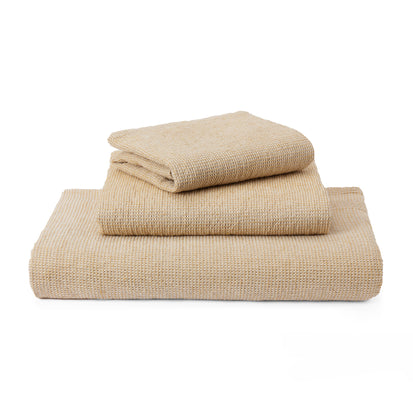 Handtuch Arneiro [Blasses Ocker & Natur]
