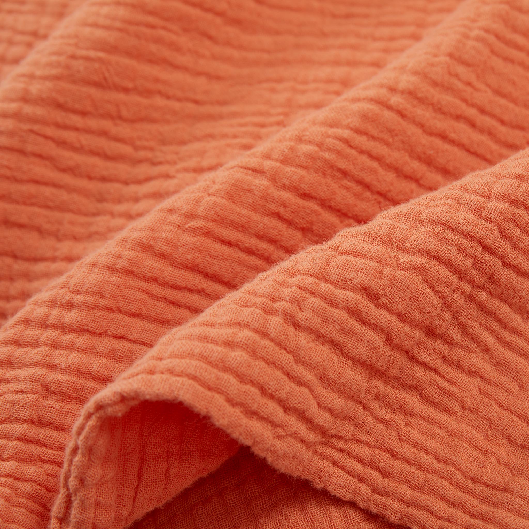 Musselin-Bettwäsche Trofa, Mandarine, 100% Baumwolle