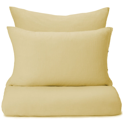 Musselin-Bettwäsche-Set Trofa [Sandgelb]