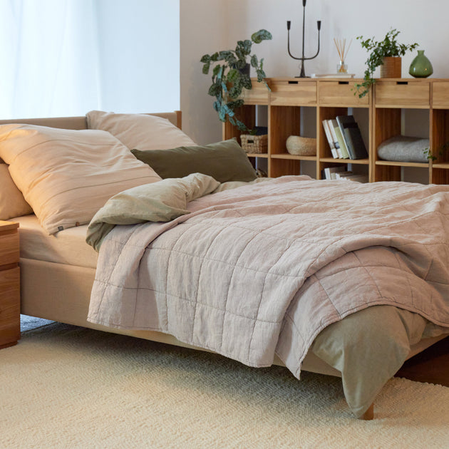 Tagesdecke Natur – Beidseitig Verwendbare Decke Für Sofa Oder Bett