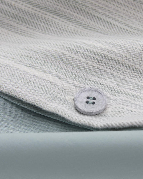 Baumwoll-TENCEL™ Lyocell-Bettwäsche Elvas [Salbeigrün & Grüngrau]