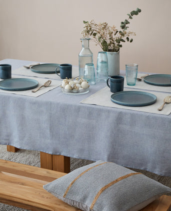 Malhou plate, grey green, 100% stoneware