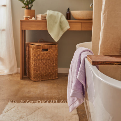 Baumwollhandtuch Faia [Mauve]