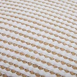 Upcycling-Kissen mit Füllung Cadema [Weiß & Beige]