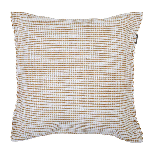 Upcycling-Kissen mit Füllung Cadema [Weiß & Beige]