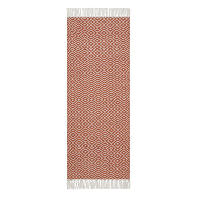 Outdoor Läufer Barota [Terrakotta/Weiß]