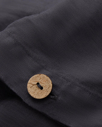 Leinen-Bettbezug Mafalda [Dunkelgrau]