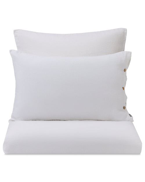 Leinenbettwäsche-Set Mafalda [Weiß]