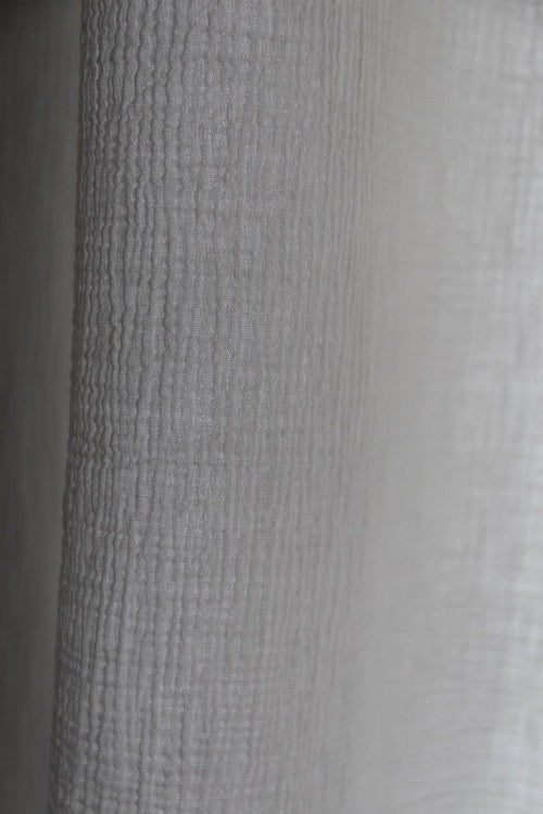 Musselin-Vorhang Trofa (2er-Set) [Hellgrau]