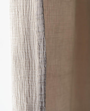 Musselin-Vorhang Trofa (2er-Set) [Natur]
