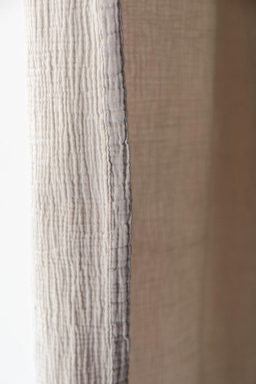 Musselin-Vorhang Trofa (2er-Set) [Natur]