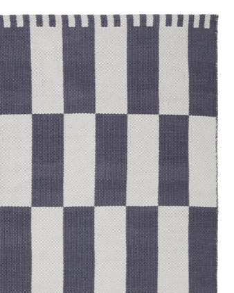 Outdoor-Teppich Iniola [Blaugrau & Weiß]