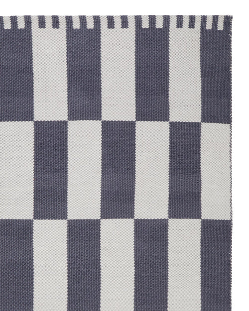 Outdoor-Teppich Iniola [Blaugrau & Weiß]