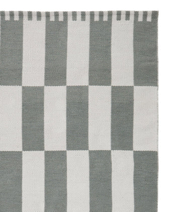 Outdoor-Teppich Iniola [Grüngrau & Weiß]