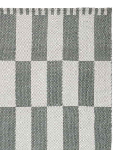 Outdoor-Teppich Iniola [Grüngrau & Weiß]