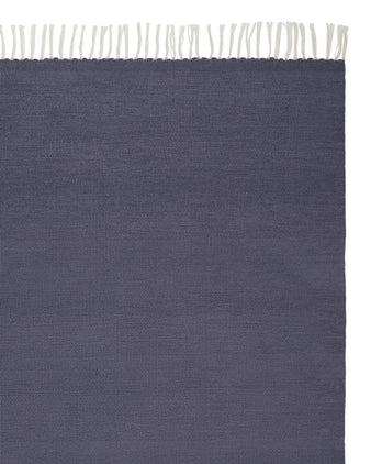 Waschbarer Teppich Udaka [Blaugrau]