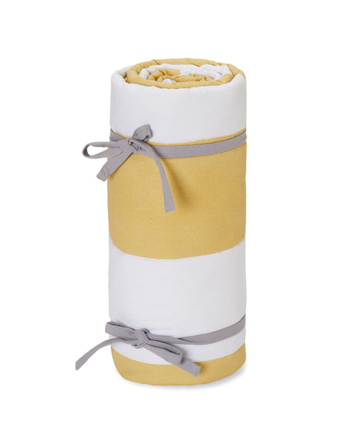 Picknickdecke Tamina [Sandgelb & Naturweiß & Taubenblau]