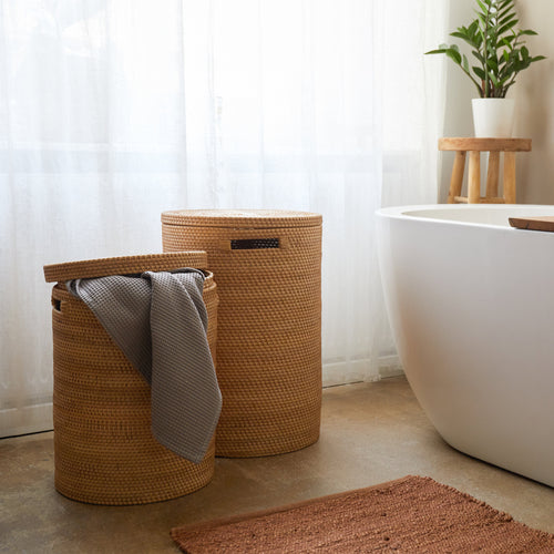 Rattan-Wäschekorb Seseh [Natur]