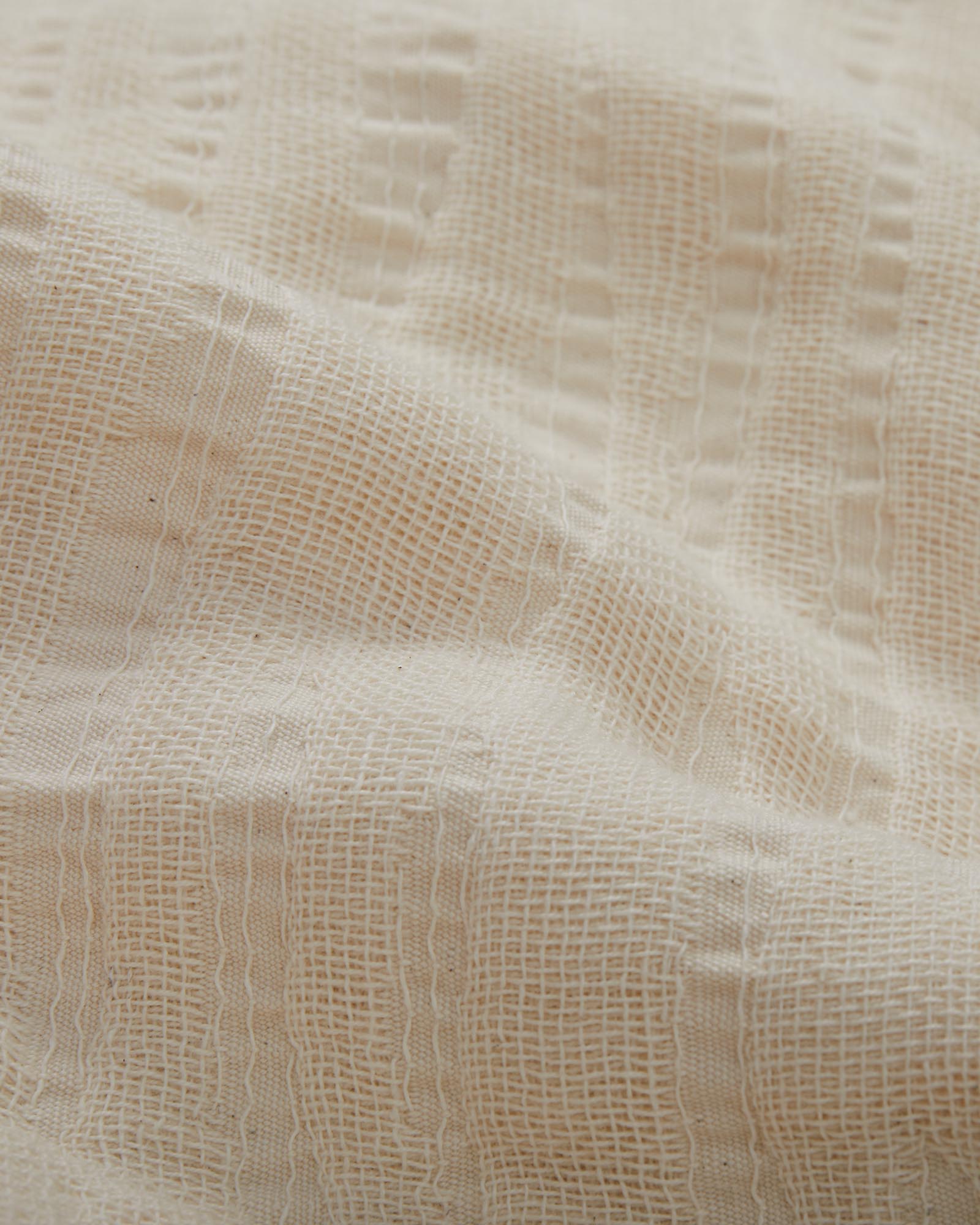 Baumwoll-Tagesdecke Aiva, Creme