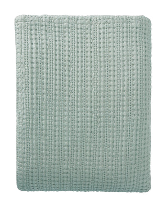 Baumwoll-Tagesdecke Anadia [Blasses Salbeigrün]