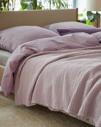 Baumwoll-Tagesdecke Anadia [Helles Mauve]