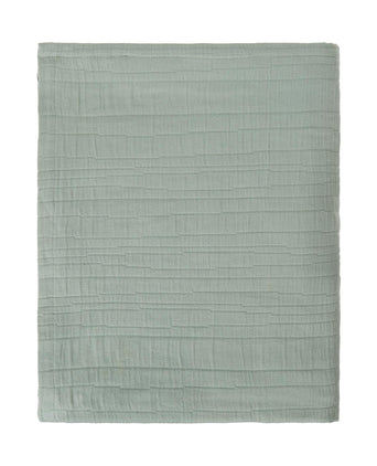 Baumwoll-Tagesdecke Saraia [Salbeigrün]