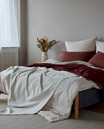 Baumwoll-Tagesdecke Lixa [Beige]