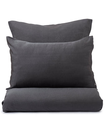 TENCEL™ Lyocell-Bettwäsche-Set Torreira [Anthrazit]
