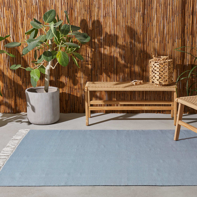 Outdoor-Teppich Udaka [Eisblau]