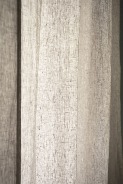 Leinen-Vorhang Mafalda Nova (2er-Set) [Natur]