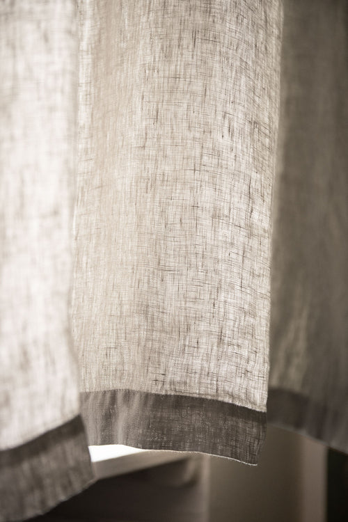 Leinen-Vorhang Mafalda Nova (2er-Set) [Natur]