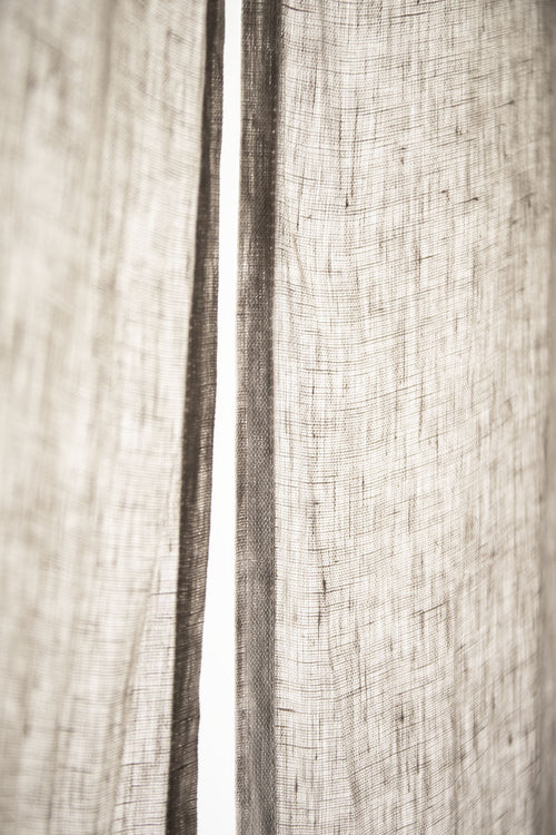 Leinen-Vorhang Mafalda Nova (2er-Set) [Natur]