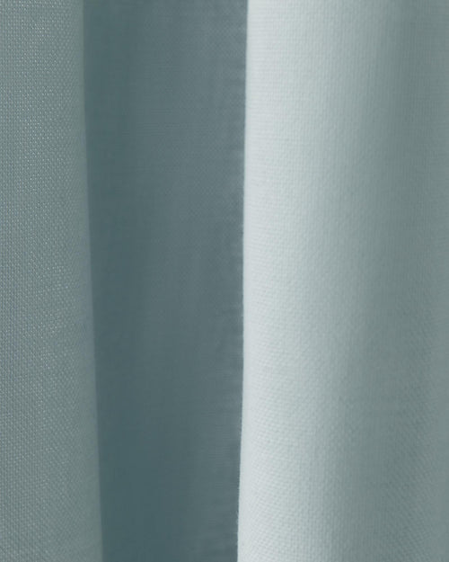 Baumwollvorhang Solana (2er-Set) [Helles Grüngrau]