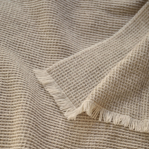 Merinodecke Raiana [Beige & Natur]