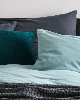 Flanell-Bettwäsche Montrose [Grüngrau]