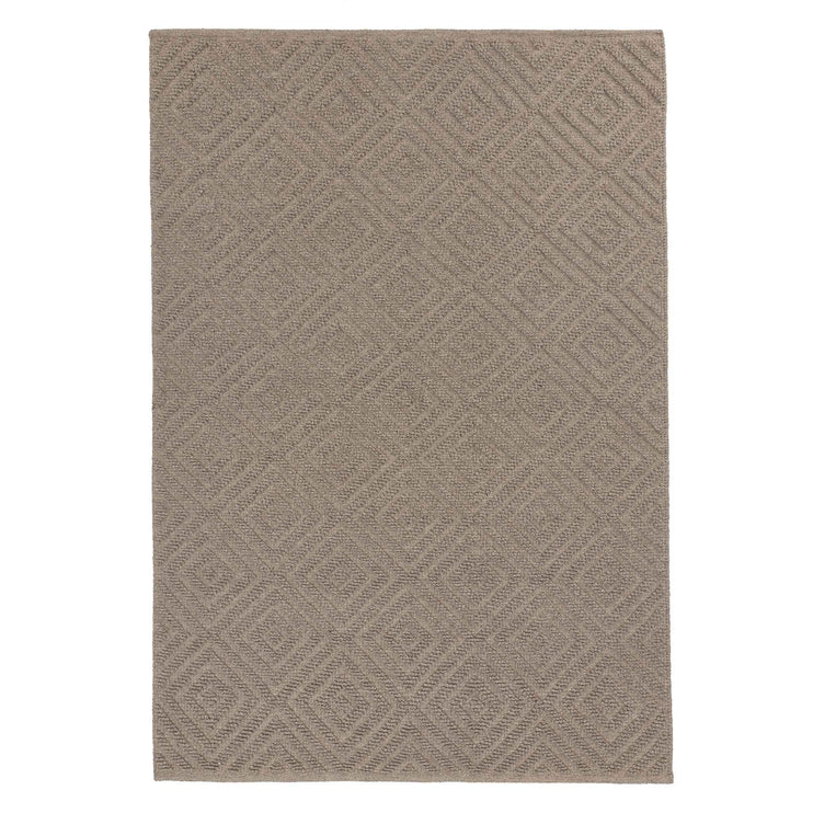 Teppich Barod Steingrau, 100% Wolle | URBANARA Wollteppiche