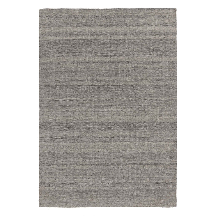 Teppich Patan Grau-Melange, 80% Wolle & 20% Bio-Baumwolle | URBANARA Wollteppiche