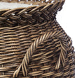 Wäschekorb Java in Dunkelbraun aus 100% Rattan | Entdecken Sie unsere schönsten Wohnaccessoires