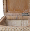Wäschekorb Java, Kalkweiß, 100% Rattan & 100% Baumwolle | Hochwertige Wohnaccessoires
