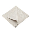 Tischdecke Zarasai, Weiß & Natur, 100% Leinen | Hochwertige Wohnaccessoires